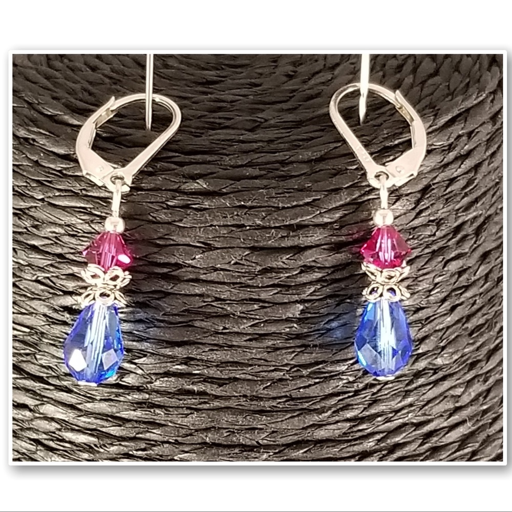 Lampwork Bead and Swarovski Crystal Set - Picture 5 of 9